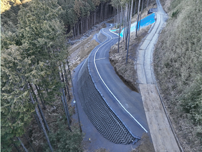 富士山千束第8砂防堰堤工事