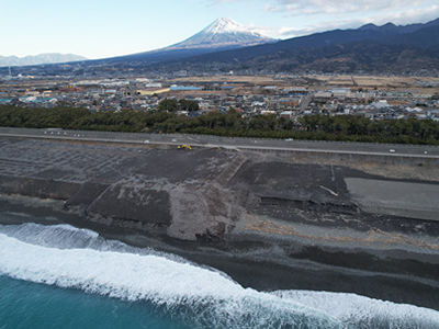 富士海岸養浜工事