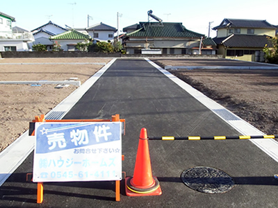 富士市久沢分譲地造成工事