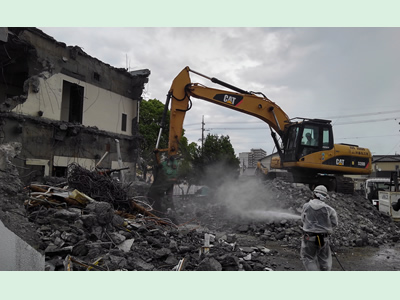 清水銀行梅田町支店解体工事