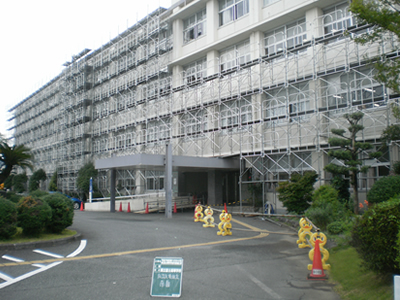 静岡県立富士高等学校外壁改修工事